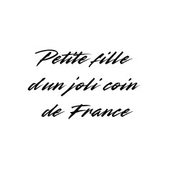 Petite fille d'un joli coin de France